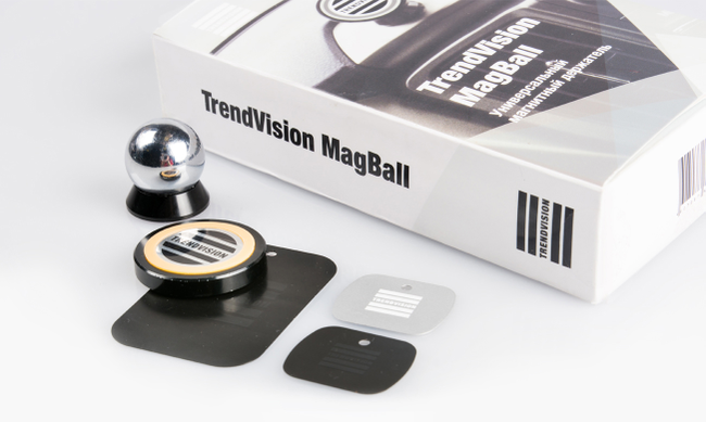 фото Магнитный держатель для смартфонов TrendVision MagBall Black