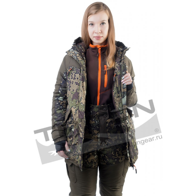 фото Зимний костюм для рыбалки и охоты TRITON Горка -40 Женская (Алова, бежевый) Брюки