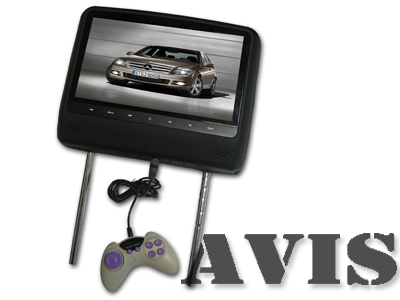 фото Подголовник с DVD плеером с монитором 9&quot; AVIS AVS0943T (черный)