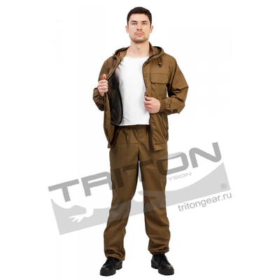 фото Летний костюм для охоты и рыбалки TRITON Патриот+ (Сорочка, бежевый)