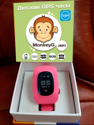 фото Детские часы с GPS трекером MonkeyG JM11 Green