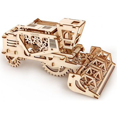 фото 3D деревянный конструктор UGEARS 3D Комбайн