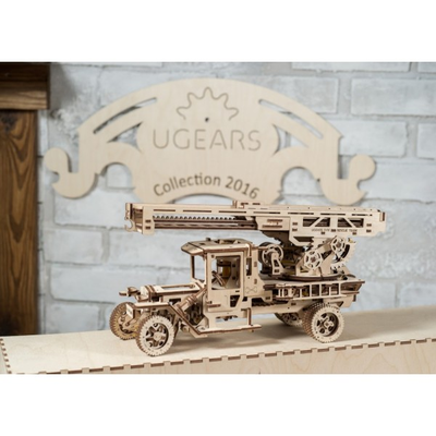 фото 3D деревянный конструктор UGEARS Дополнение к грузовику UGM-11