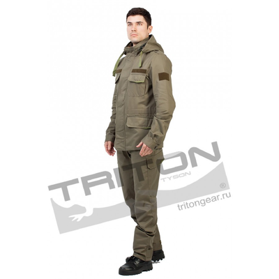 фото Летний костюм для охоты и рыбалки TRITON Keeper (Хлопок, зеленый)