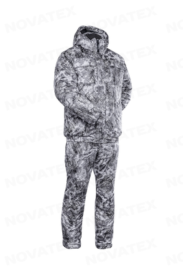 фото Зимний костюм для рыбалки и охоты «ВОЛЬФ» -35 (Вельбоа, Белый) КВЕСТ