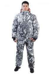фото Зимний костюм для рыбалки и охоты TRITON Тритон Pro -45 (Вельбоа, Белый)