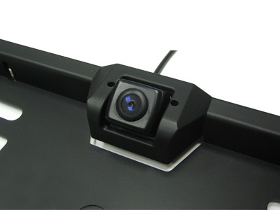фото CCD камера заднего вида в рамке номерного знака AVIS AVS388CPR с LED подсветкой