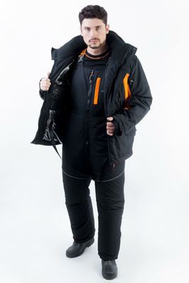 фото Зимний костюм для рыбалки и охоты TRITON Скиф -40 (Таслан, Черный) Поплавок