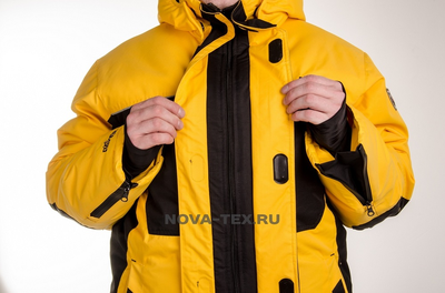 фото Зимний костюм для охоты и рыбалки «Кайт» -35 (Кошачий глаз, Черно-желтый) PAYER