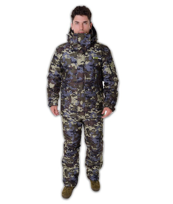 фото Зимний костюм для охоты и рыбалки ONERUS "Тактика -45" (Алова, Коричневый/Зеленый)