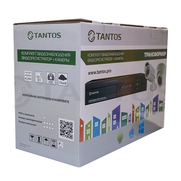 фото Готовый комплект видеонаблюдения Tantos TS-Villa 4