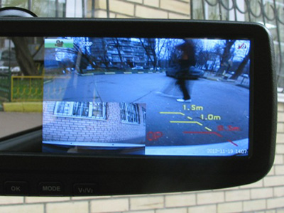 фото Зеркало с видеорегистратором и навигатором ERGO ER440DVR
