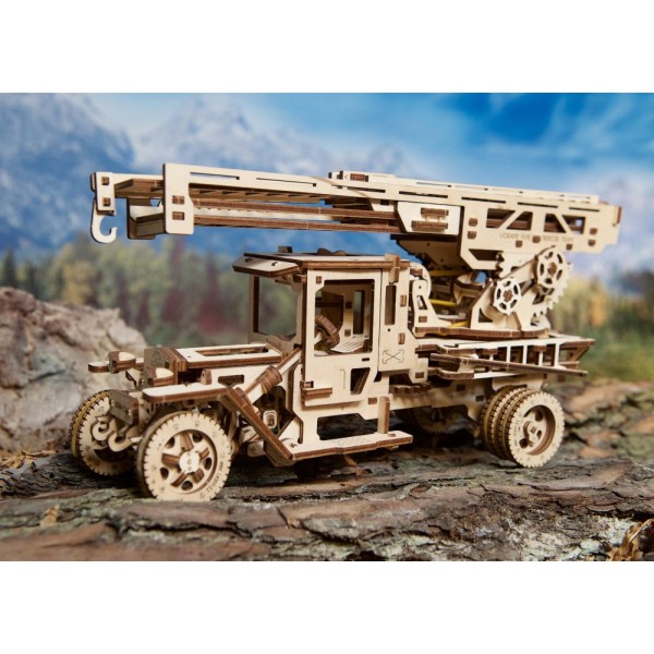 фото 3D деревянный конструктор UGEARS Дополнение к грузовику UGM-11
