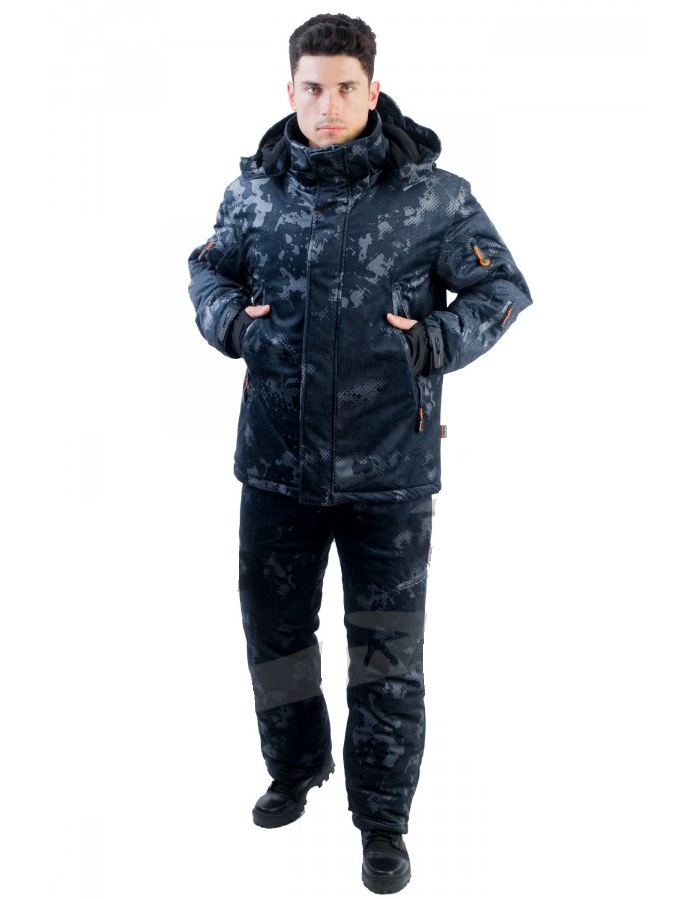 фото Зимний костюм для рыбалки и охоты TRITON Тритон -15 (Вельбоа, Серый)