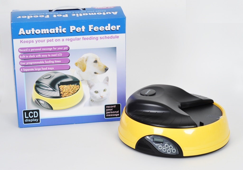 фото Автокормушка для собак и кошек Feed-Ex PF1Y Желтая