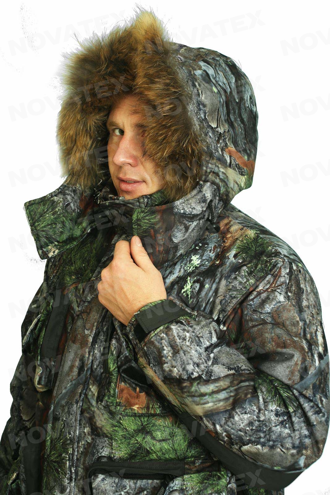 фото Зимний костюм для рыбалки и охоты «Фишер» -40 (Алова, PR 008-1-2 GB) GRAYLING