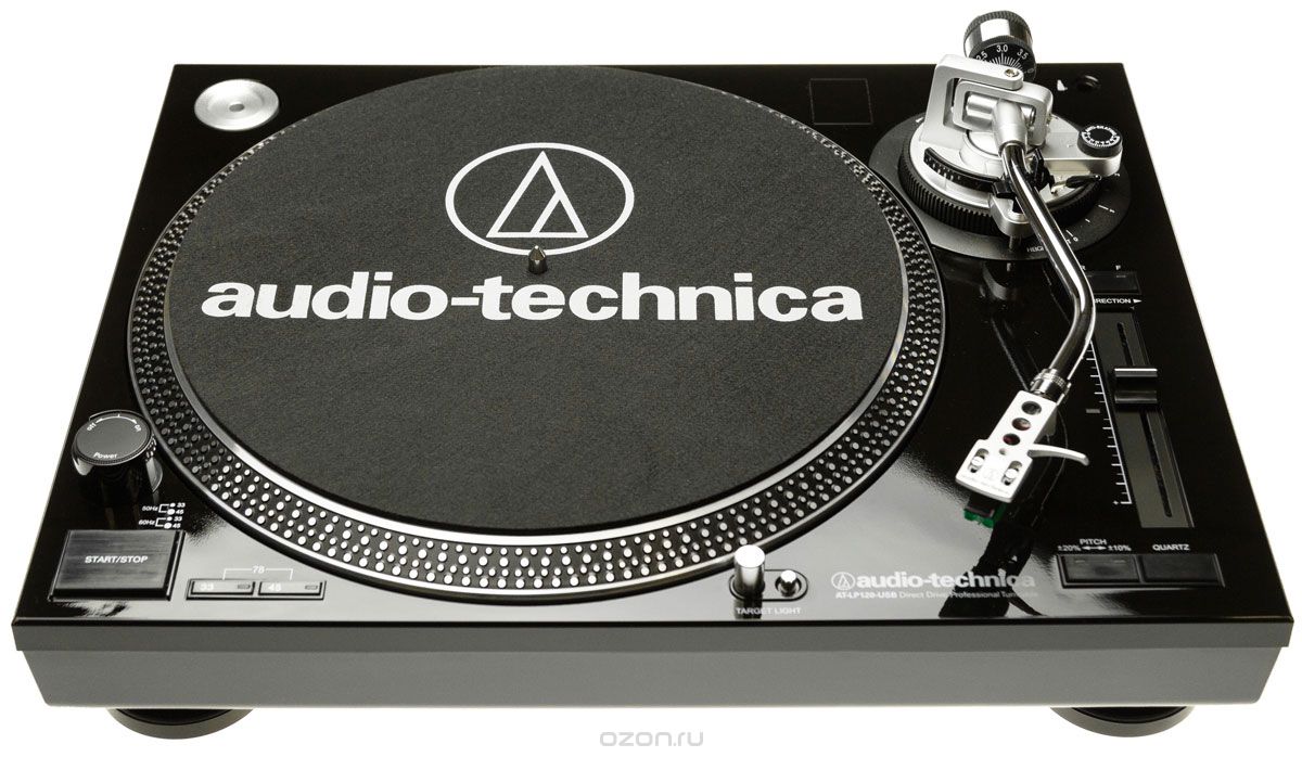 фото Проигрыватель Audio-Technica AT-LP120 USBHC BK Black