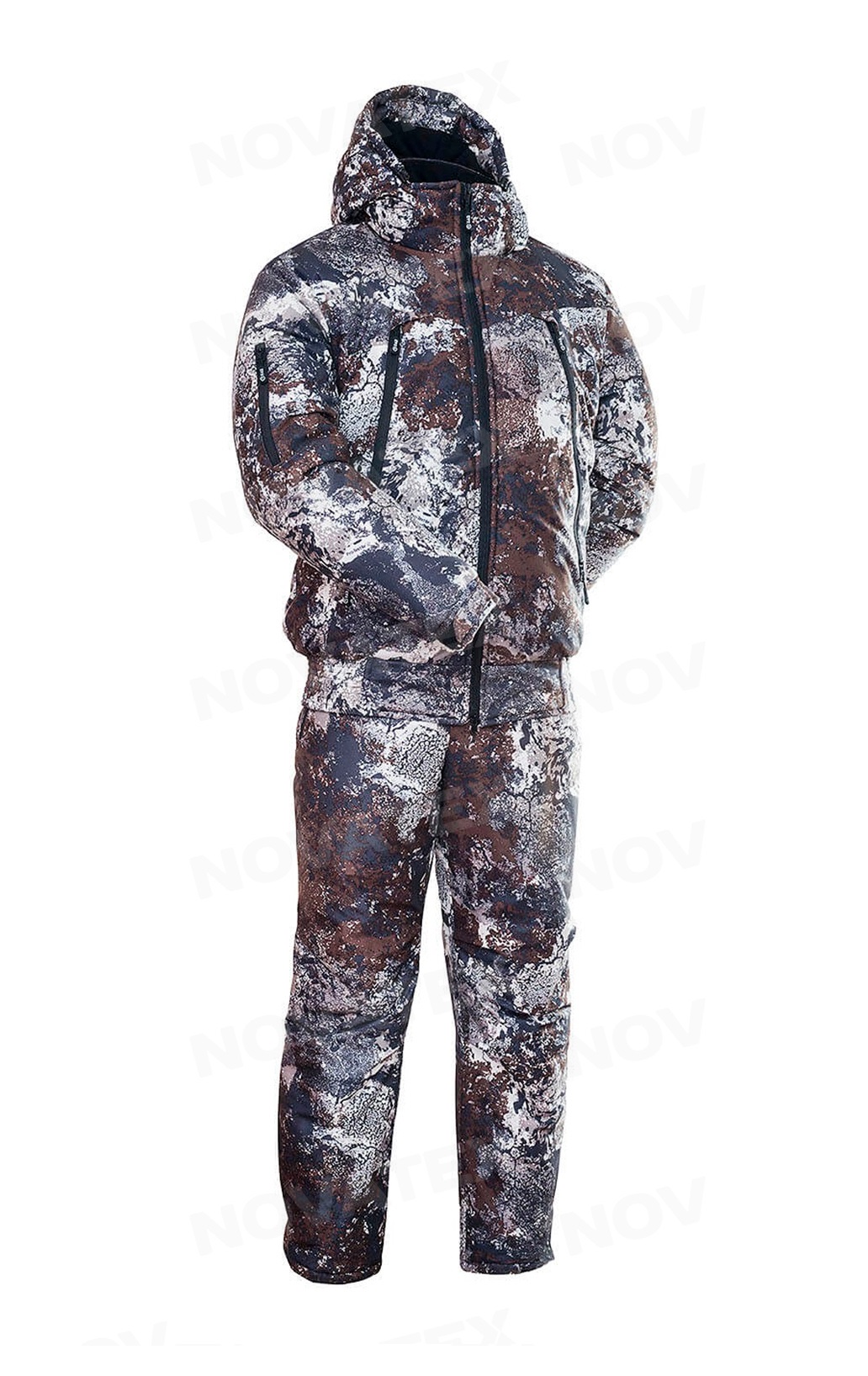 фото Зимний костюм для охоты и рыбалки «Снайпер» -35 (Алова, Серый) 7,62