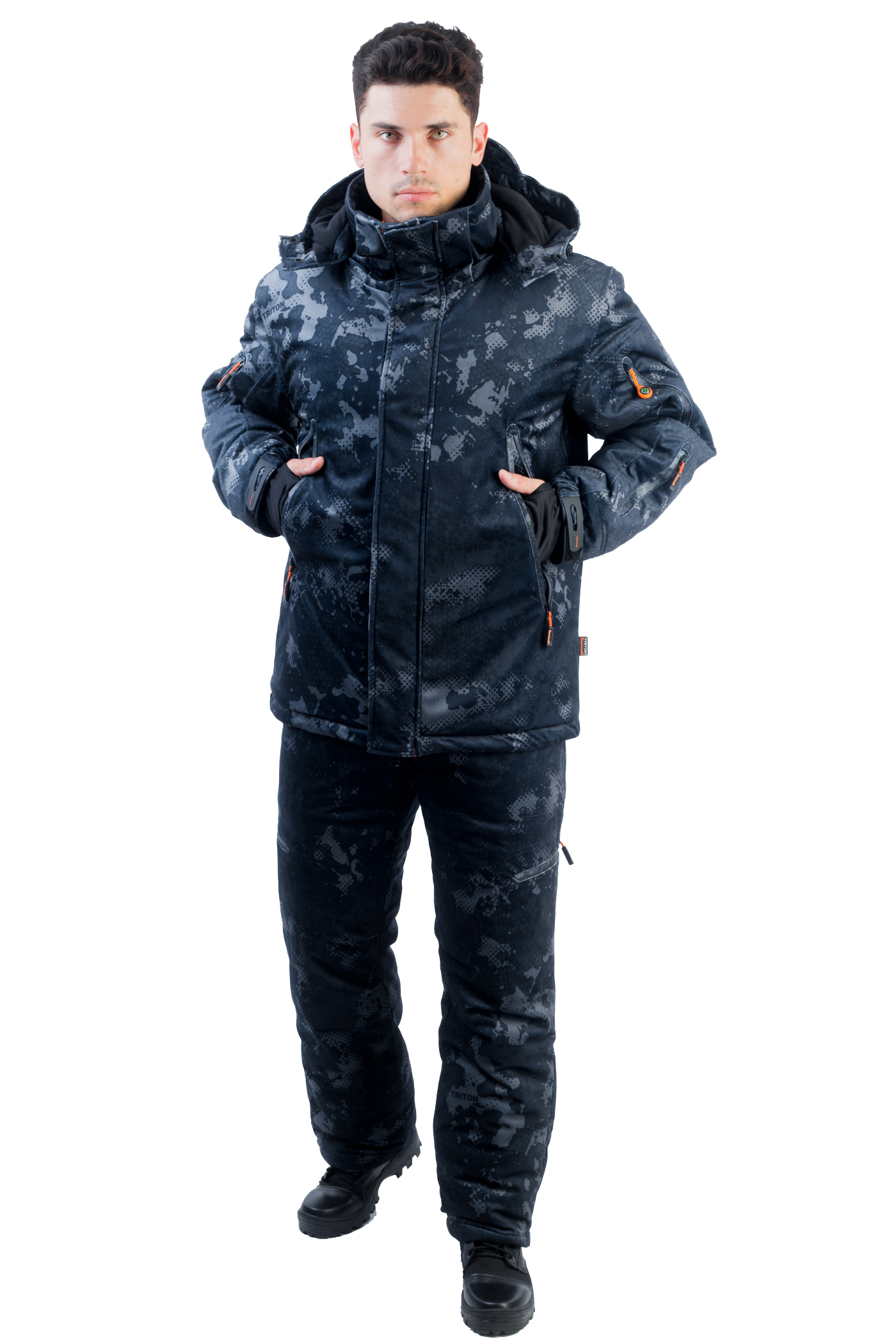 фото Зимний костюм для рыбалки и охоты TRITON Тритон PRO -15 (Вельбоа, Бежевый)